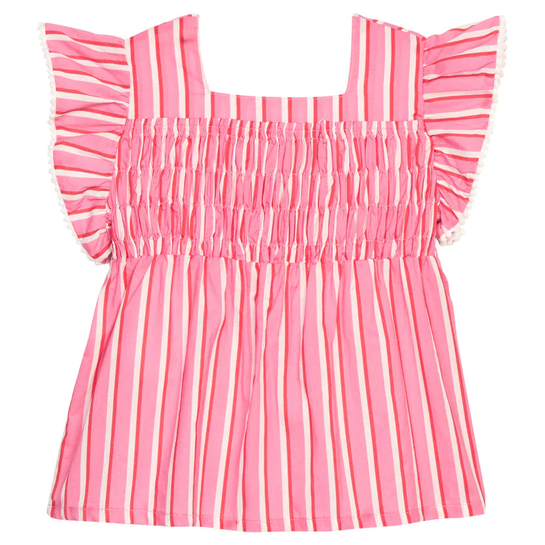 BisbyBisby Girls Chloe Top - Saltwater Taffy StripeBabysupermarket