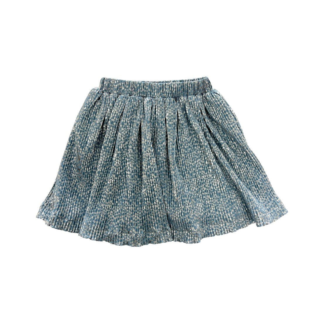 Bisby Girls Circle Skort - Blue Crinkle Stars