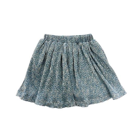 Bisby Girls Circle Skort - Blue Crinkle Stars