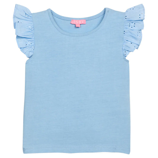 BisbyBisby Girls Eyelet Tank - Light BlueBabysupermarket