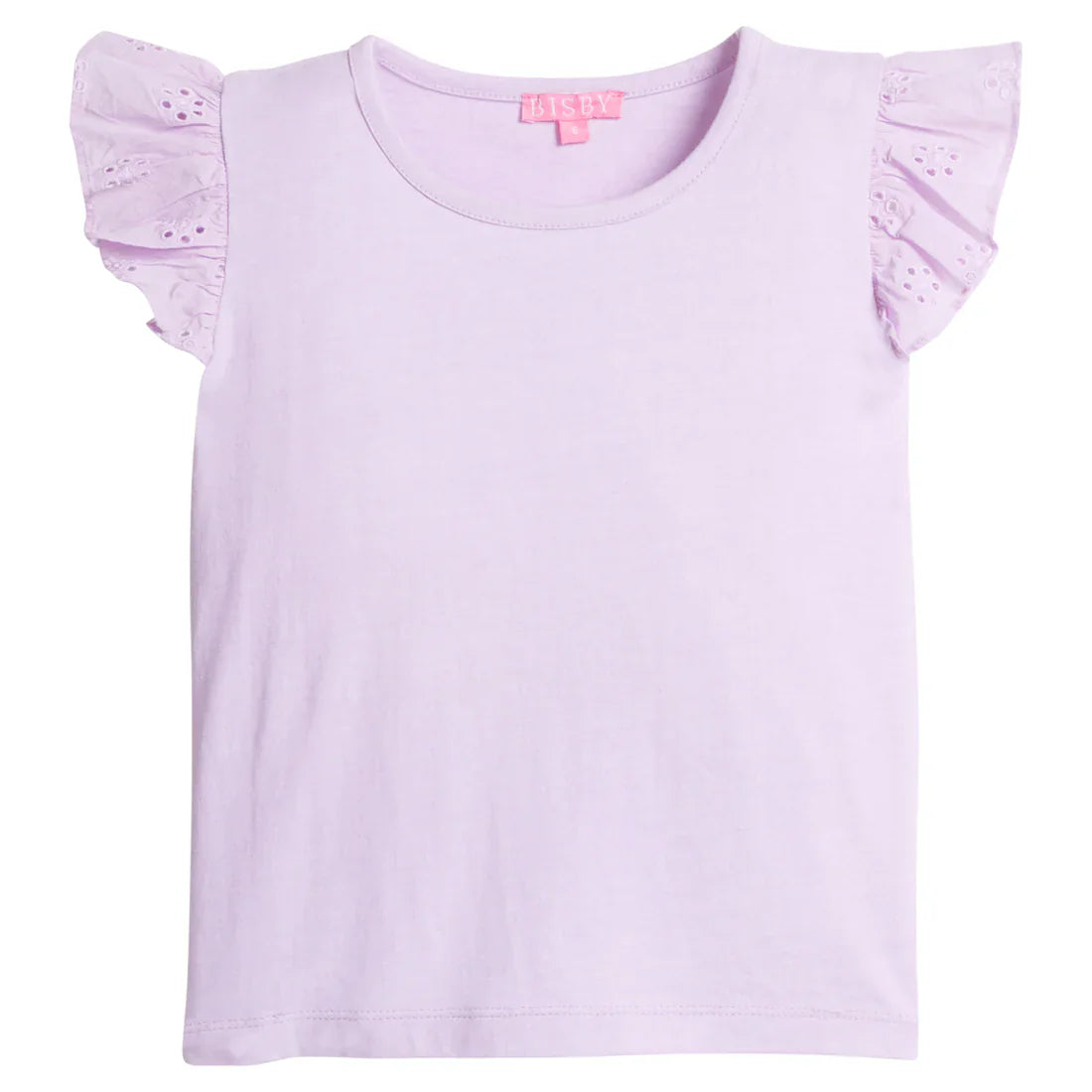 Bisby Lilac / 5 Bisby Girls Eyelet Tank - Lilac