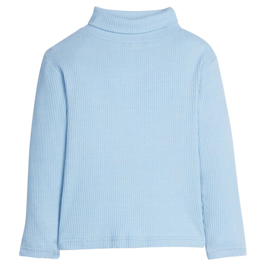 Bisby Girls Apparel / Shirts / Kids Bisby Girls Ribbed Turtleneck - Ice Blue