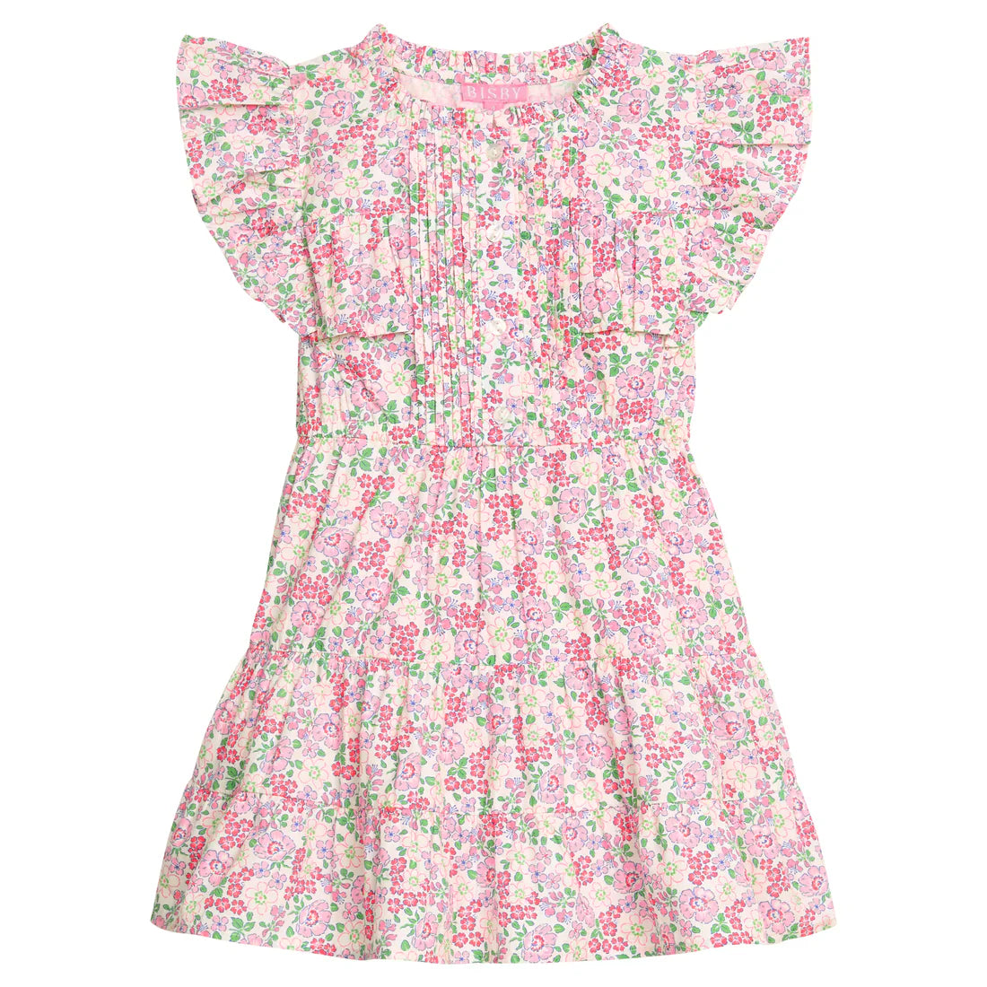 Bisby Pink Bloomsbury Blossoms / 5 Bisby Girls Rodeo Dress - Pink Bloomsbury Blossoms