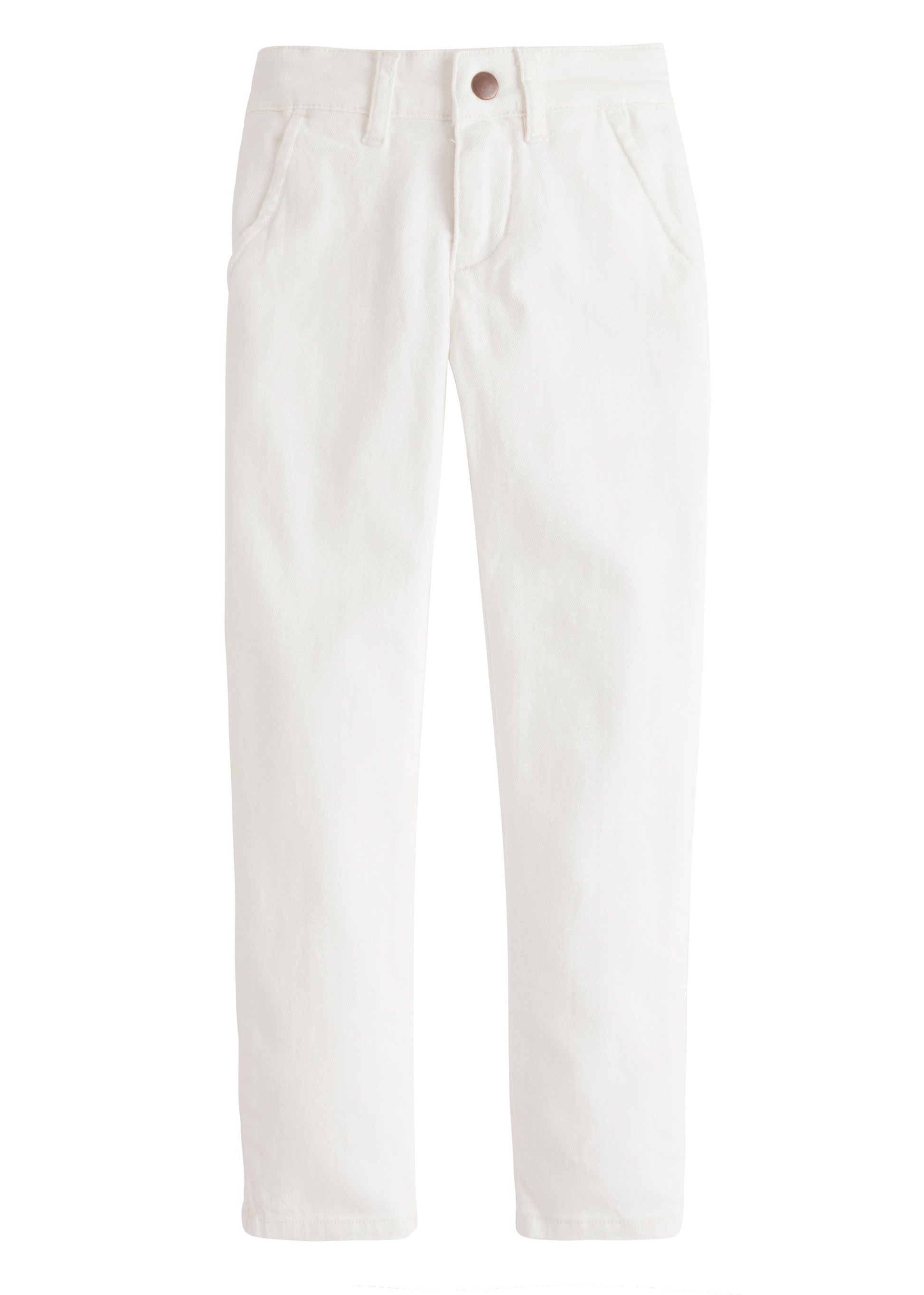Bisby Girls Apparel / Pants / Kids Ivory / 5 Bisby Girls Twiggy Jean - Ivory Denim