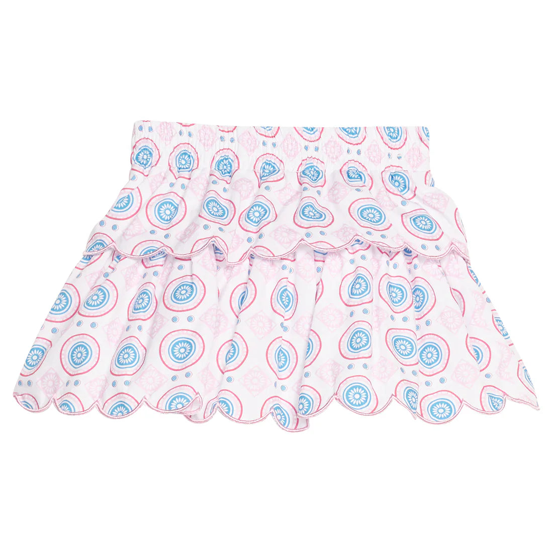 Bisby Girls Dresses/Skirts Jaipur Pop / 5 Bisby Girls Two Tiered Skort - Jaipur Pop