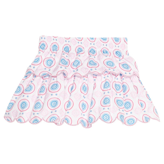 Bisby Girls Dresses/Skirts Jaipur Pop / 5 Bisby Girls Two Tiered Skort - Jaipur Pop