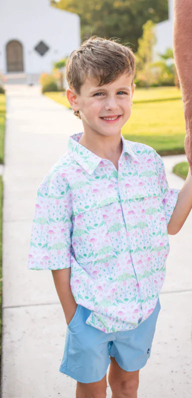 Blue Quail Clothing Co. BlueQuail Boys Everyday Short - Light Blue