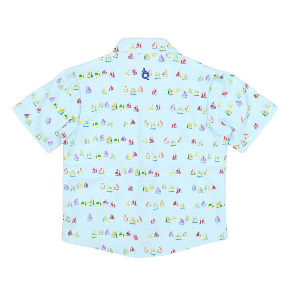 Blue Quail Clothing Co.BlueQuail Boys Everyday Short Sleeve Shirt - Boat RaceBabysupermarket