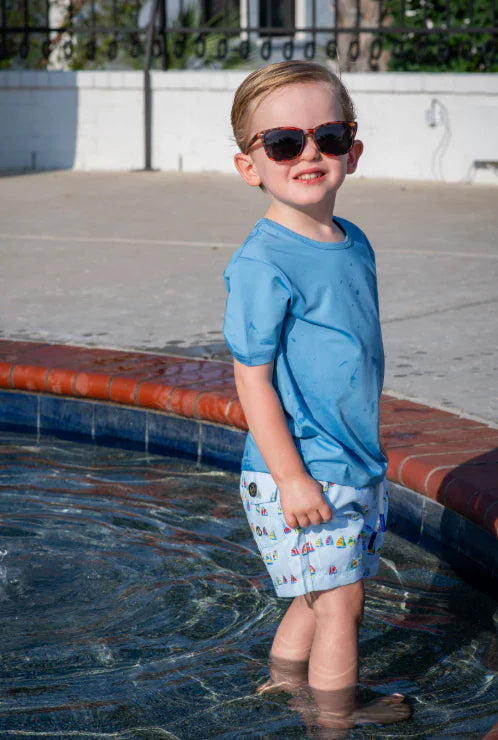 Blue Quail Clothing Co. BlueQuail Boys Graphic Performance Tee - Boat Race