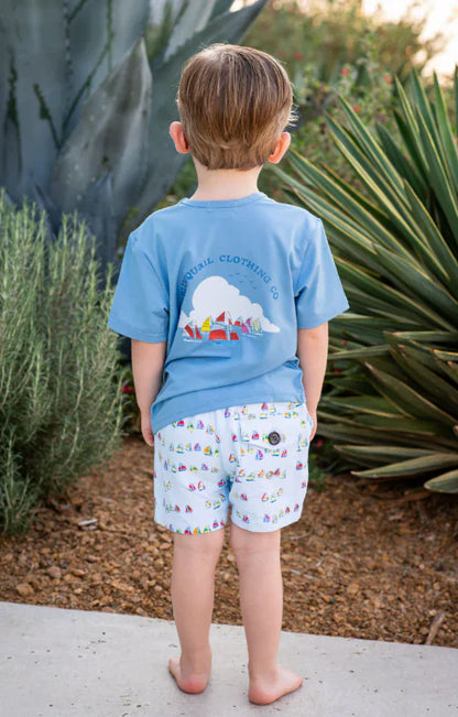 Blue Quail Clothing Co. BlueQuail Boys Graphic Performance Tee - Boat Race