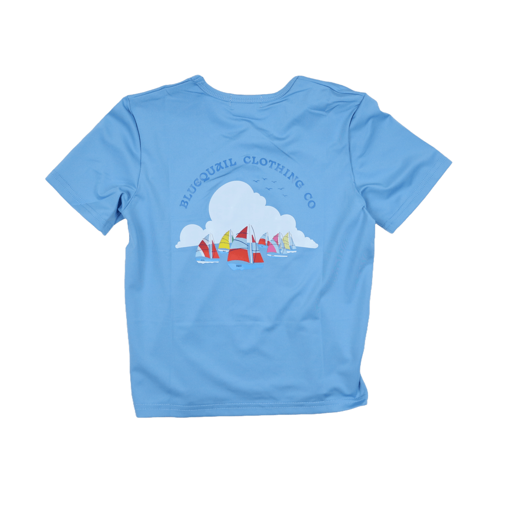 Blue Quail Clothing Co.BlueQuail Boys Graphic Performance Tee - Boat RaceBabysupermarket
