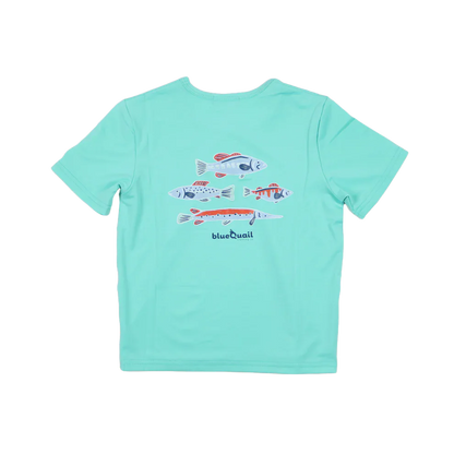 Blue Quail Clothing Co. Freshwater / 2 Toddler BlueQuail Boys Graphic Performance Tee - Freshwater