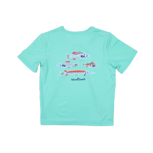 Blue Quail Clothing Co. Freshwater / 2 Toddler BlueQuail Boys Graphic Performance Tee - Freshwater