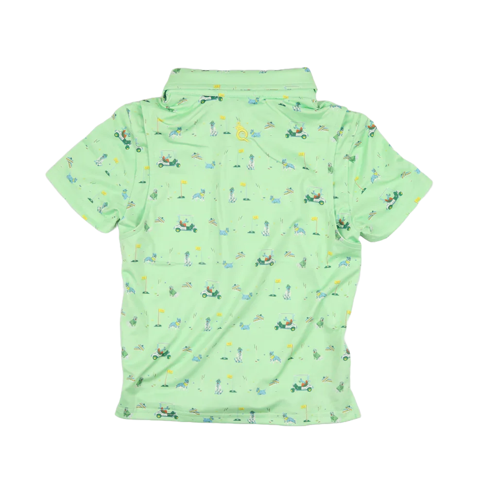 Blue Quail Clothing Co. BlueQuail Boys Performance Polo Shirt - Dogwood