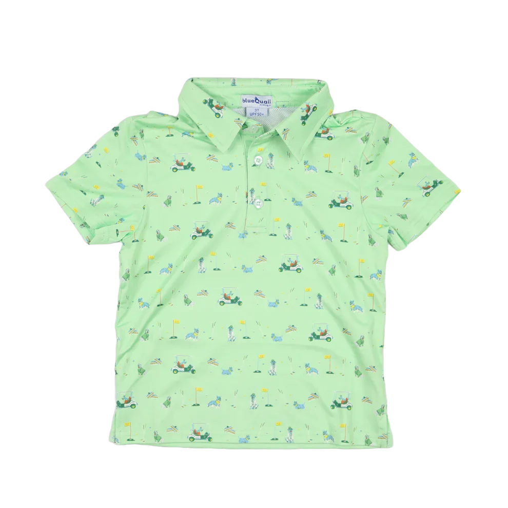 Blue Quail Clothing Co. Dogwood / 2 Toddler BlueQuail Boys Performance Polo Shirt - Dogwood