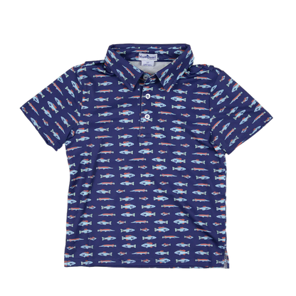 Blue Quail Clothing Co. Freshwater / 2 Toddler BlueQuail Boys Performance Polo Shirt - Freshwater