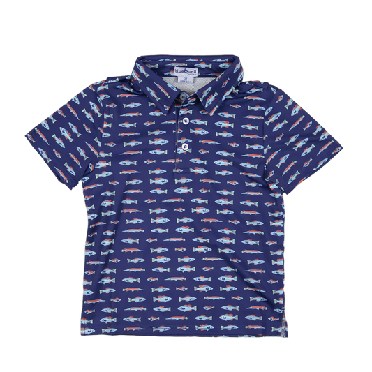 Blue Quail Clothing Co. Freshwater / 2 Toddler BlueQuail Boys Performance Polo Shirt - Freshwater
