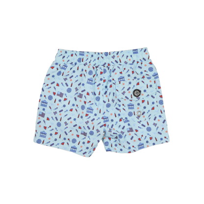 Blue Quail Clothing Co. BlueQuail Boys Swim Trunk - Stars & Stripes