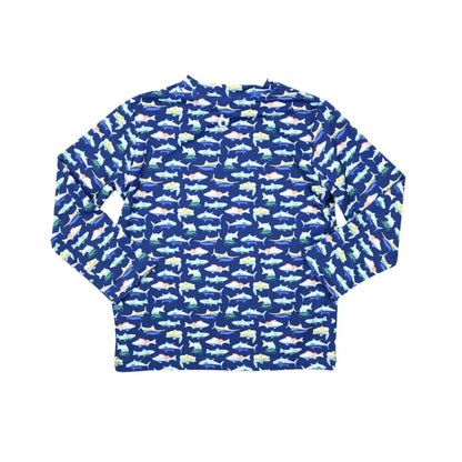 BlueQuail Clothing Co Boys Catch of the Day Long Sleeve Performance Tee