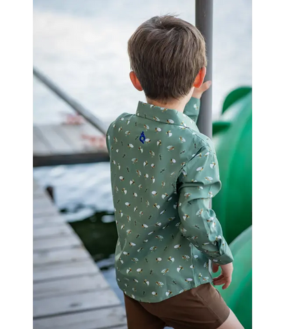 Blue Quail Clothing Co. Boys Shirts BlueQuail Clothing Co Boys Everyday Shirt - Fly Fishing