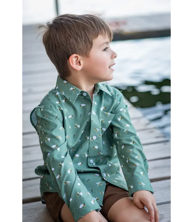 Blue Quail Clothing Co. Boys Shirts BlueQuail Clothing Co Boys Everyday Shirt - Fly Fishing