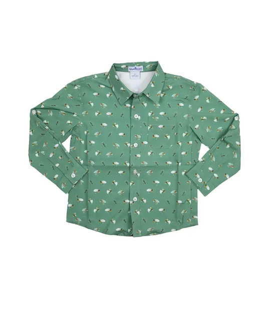 Blue Quail Clothing Co. Boys Shirts Fly Fishing / 2 Toddler BlueQuail Clothing Co Boys Everyday Shirt - Fly Fishing