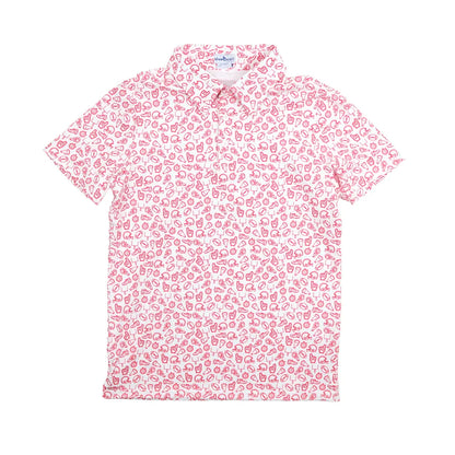 Blue Quail Clothing Co. Red / 2 Toddler BlueQuail Clothing Co Boys Performance Polo Shirt - Kickoff Red
