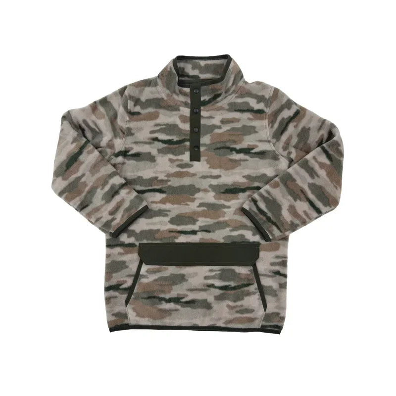 Blue Quail Clothing Co. Classic Camo / 2 Toddler BlueQuail Clothing Co Boys Sherpa Pullover - Classic Camo