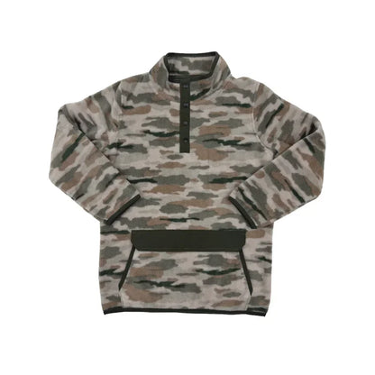 Blue Quail Clothing Co. Classic Camo / 2 Toddler BlueQuail Clothing Co Boys Sherpa Pullover - Classic Camo