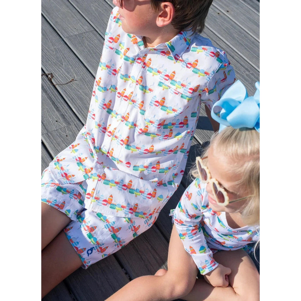 BlueQuail Clothing Co. Buoys Short Sleeve Shirt