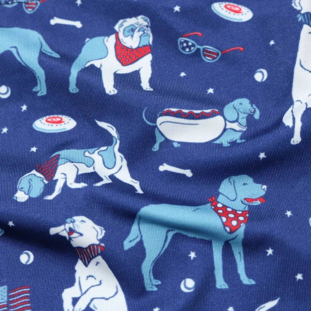 BlueQuail Clothing Co. Yankee Doodle Dogs Short Sleeve Polo