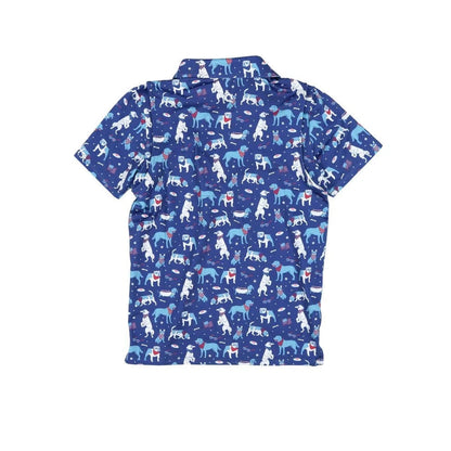 BlueQuail Clothing Co. Yankee Doodle Dogs Short Sleeve Polo