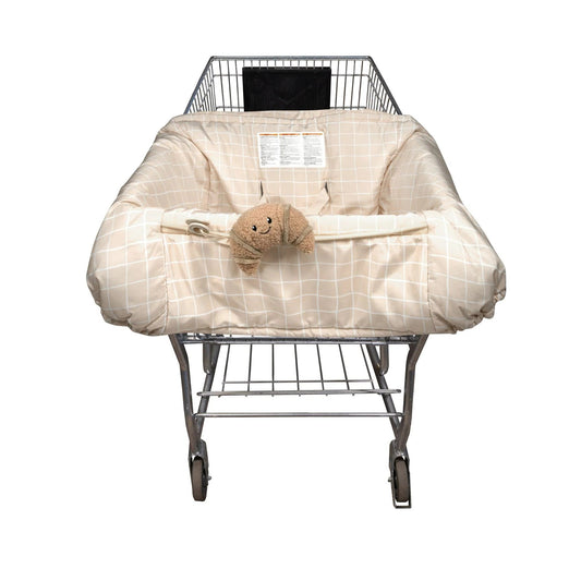 Boppy Shopping Cart Cover & High Chair Cover Croissant