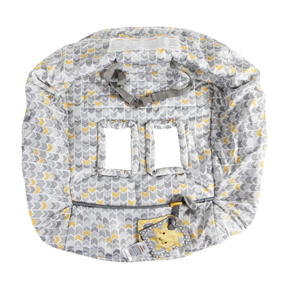Boppy Shopping Cart & High Chair Cover Sunshine Gray