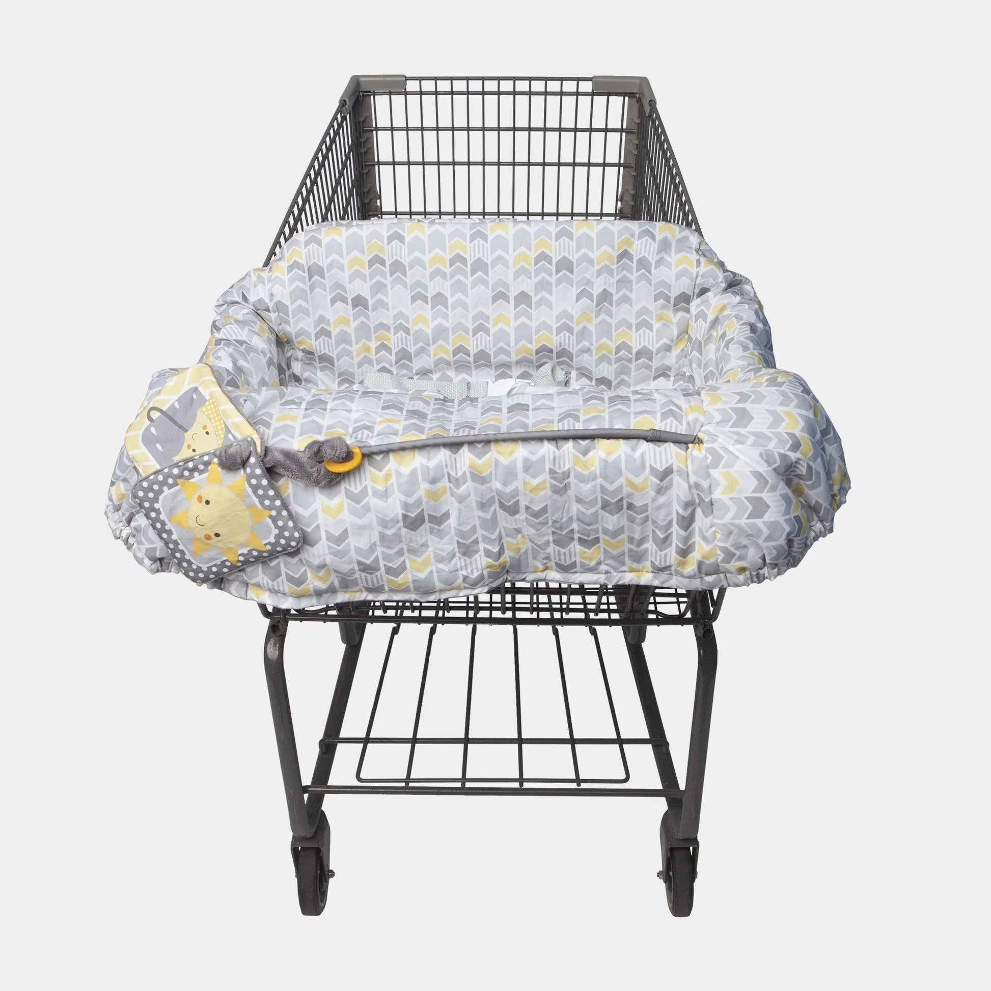 Boppy Shopping Cart & High Chair Cover Sunshine Gray