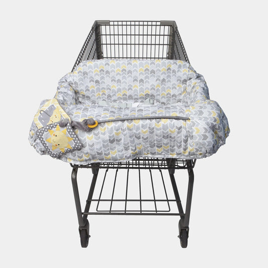 Boppy Shopping Cart & High Chair Cover Sunshine Gray