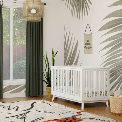 Babyletto Scoot 3-in-1 Convertible Crib with Toddler Bed Conversion Kit