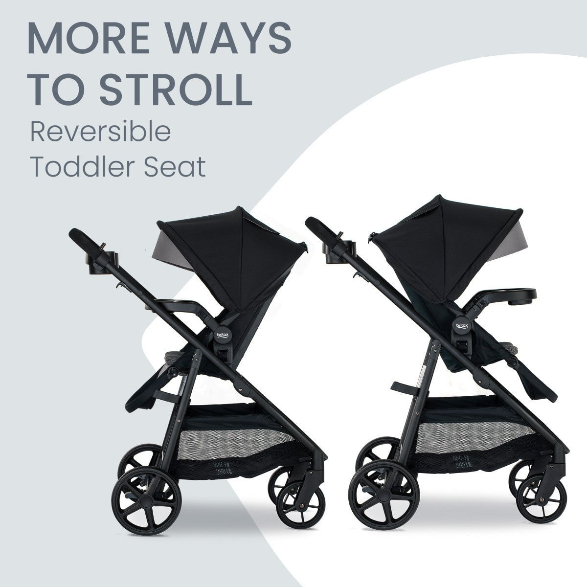 Britax Strollers - Single Graphite Onyx Britax Brook+ Stroller