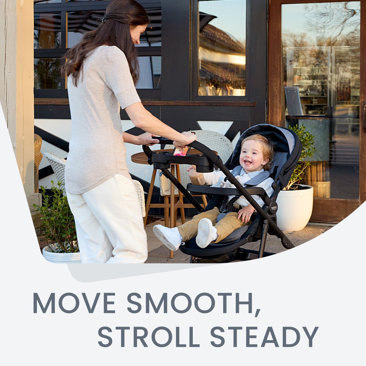 Britax Strollers - Single Graphite Onyx Britax Brook+ Stroller