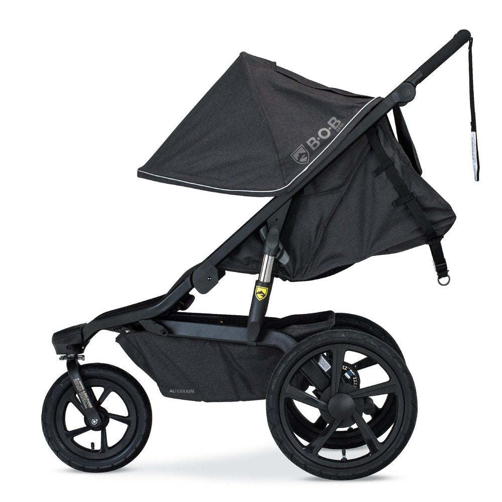 britax all terrain wheels BOB Gear Alterrain Jogging Stroller, Melange Black