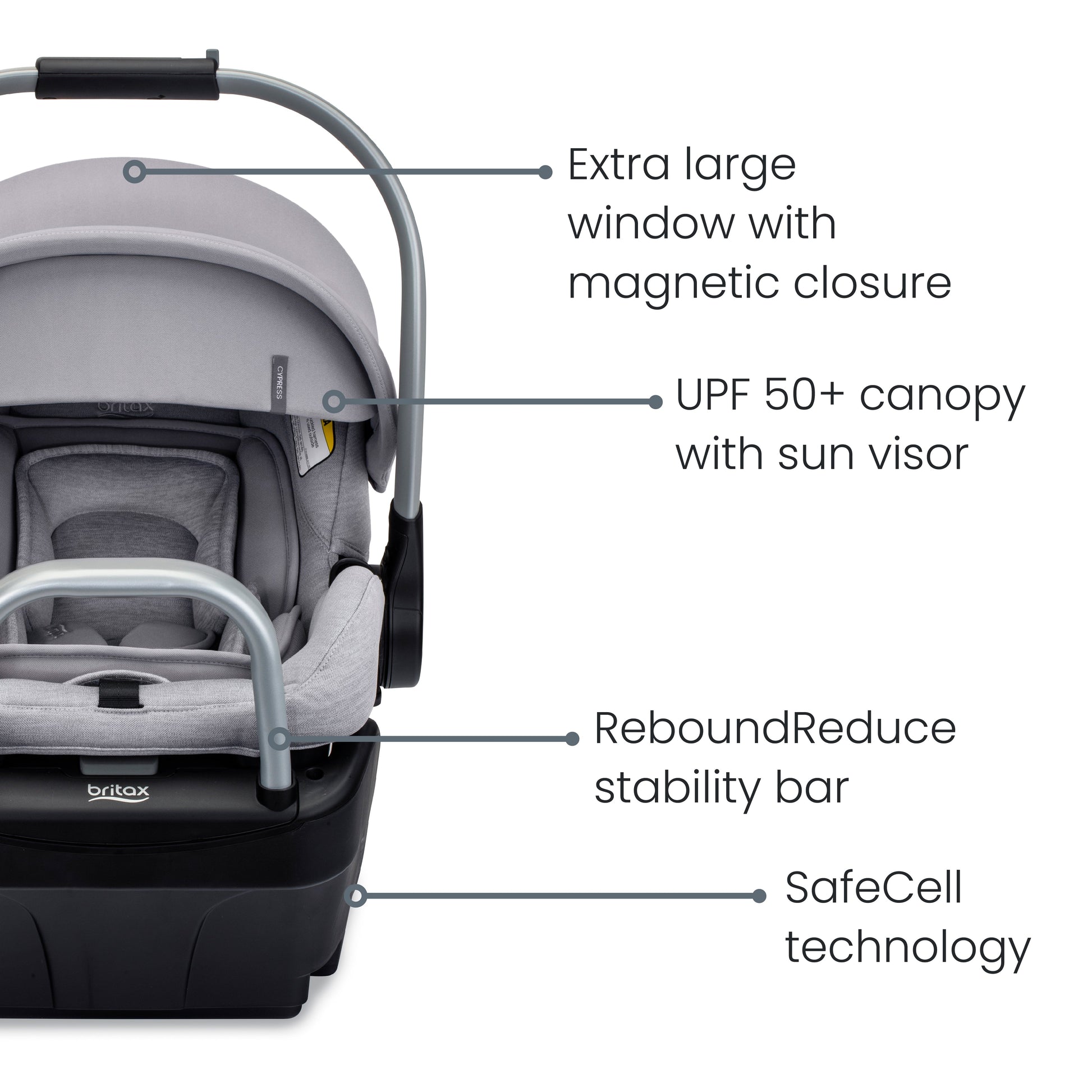 Britax Car Seats - Infant Britax Cypress Infant Car Seat + Alpine Base