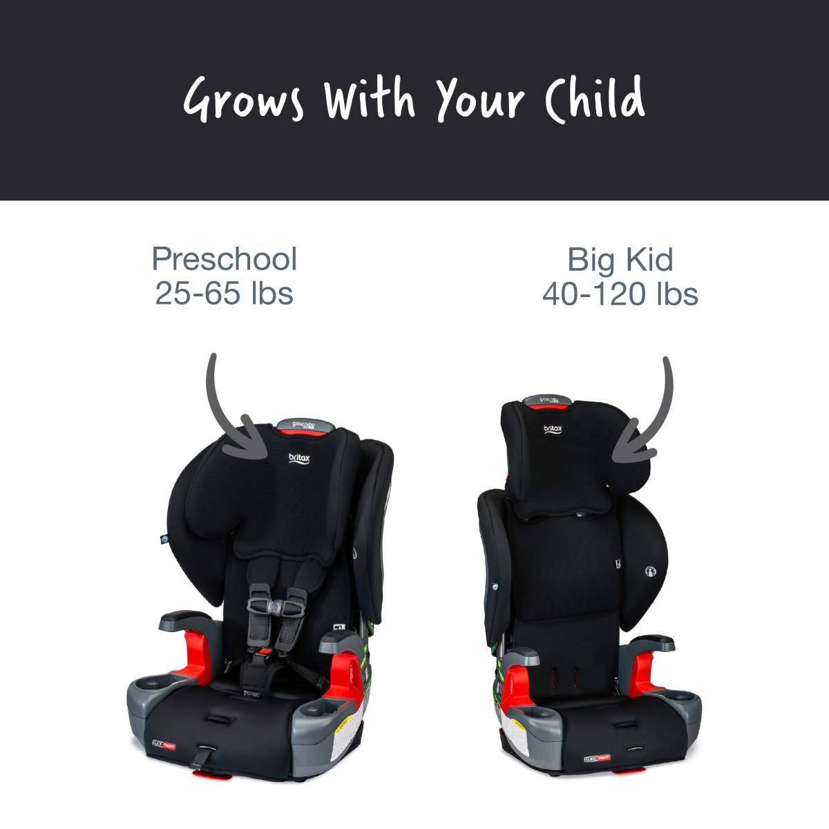 Britax Car Seats - Booster Britax Grow With You Clicktight Harness-to-Booster Seat