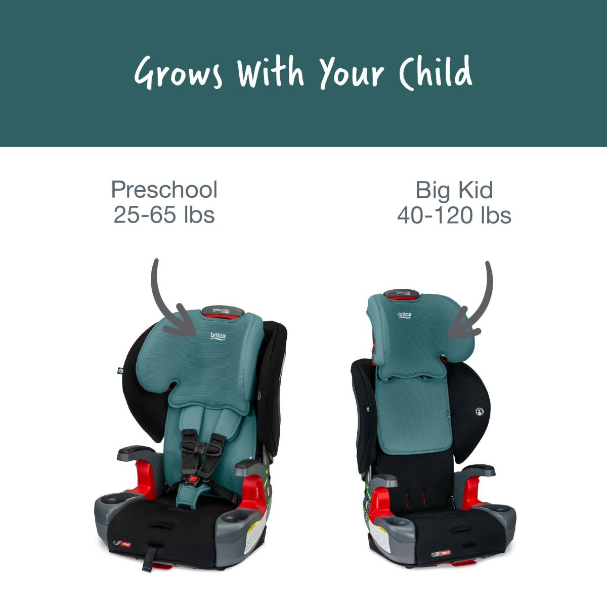 Britax Car Seats - Booster Britax Grow With You Clicktight Harness-to-Booster Seat