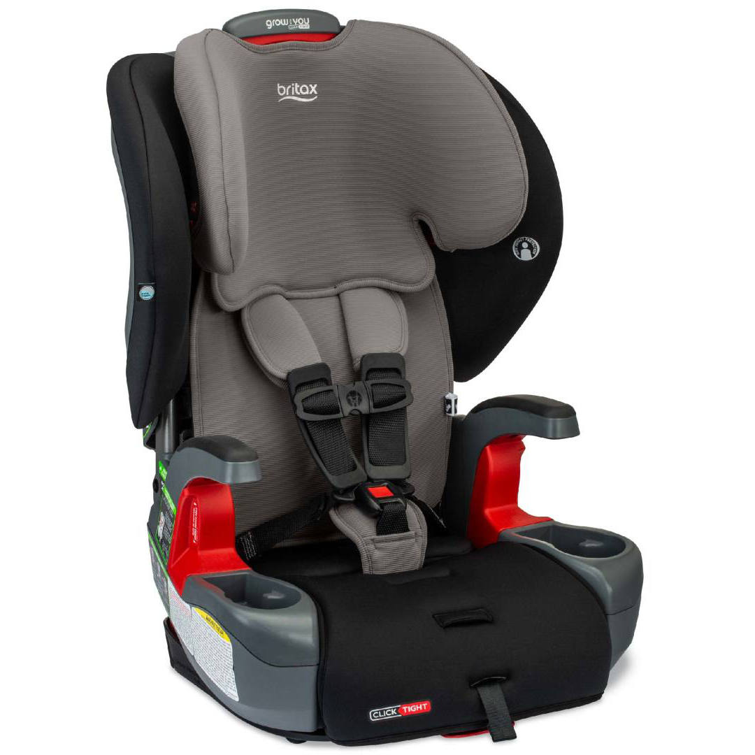 Britax Car Seats - Booster Gray Contour Britax Grow With You Clicktight Harness-to-Booster Seat