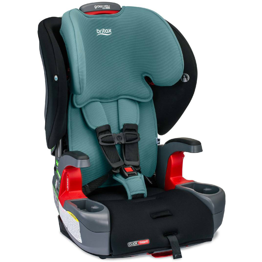 Britax Car Seats - Booster Green Contour Britax Grow With You Clicktight Harness-to-Booster Seat