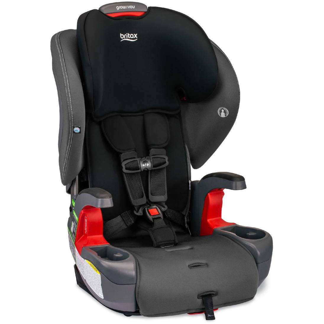 Britax Car Seats - Booster Mod Black Britax Grow With You Harness-to-Booster with Safewash