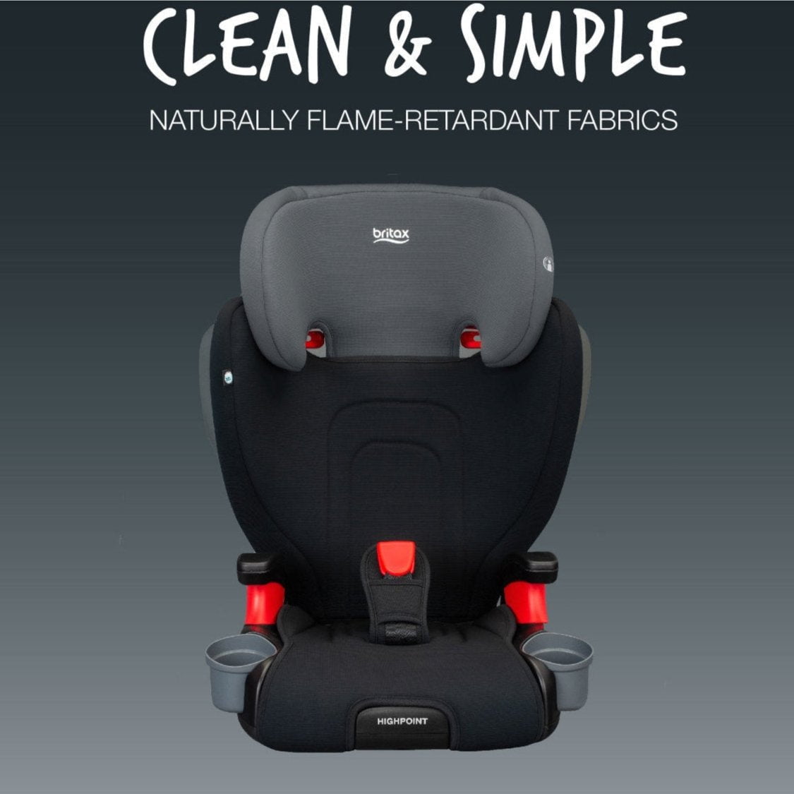 Britax Car Seats - Booster Britax Highpoint Backless Belt-Positioning Booster Seat with Safewash