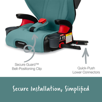 Britax Car Seats - Booster Britax Highpoint Backless Belt-Positioning Booster Seat with Safewash