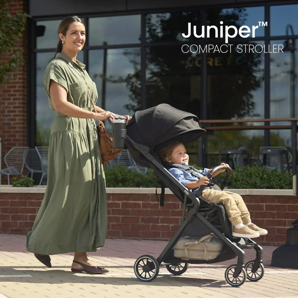 Britax Strollers - Lightweight/Travel Raven Black Britax Juniper Compact Stroller
