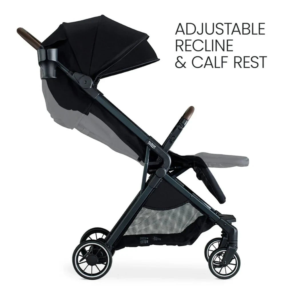 Britax Strollers - Lightweight/Travel Raven Black Britax Juniper Compact Stroller